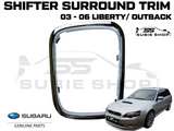Subaru Liberty Outback Gen 4 03 -06 Auto Center Console Silver Gear Shifter Trim