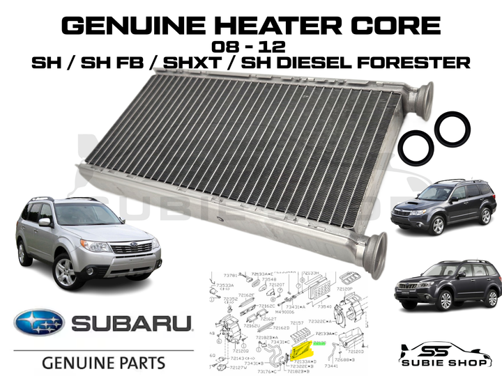 GENUINE Subaru SH/SH FB/SHXT/SH Diesel Forester 08-12 Heater Core HVAC Radiator