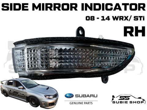 New Genuine Subaru Impreza G3 WRX STi 08 -14 Side Mirror Indicator Light Right R