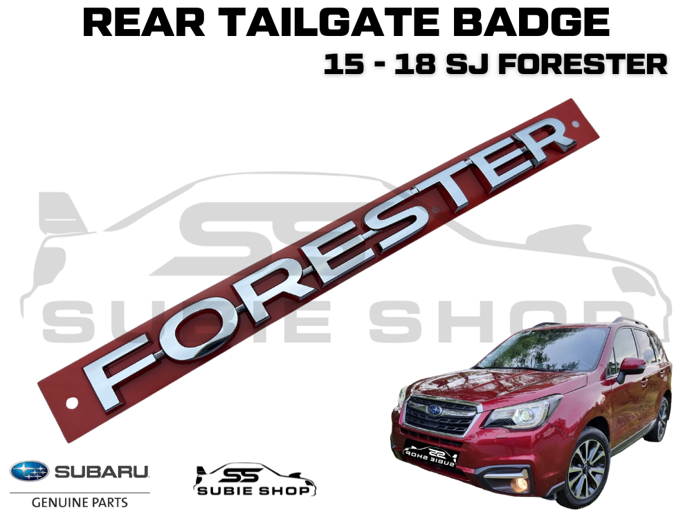 NEW Genuine JDM Subaru Forester SJ 2015 - 18 Tailgate Letters Badge De ...