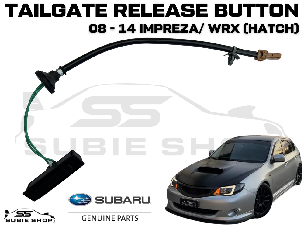 Genuine Tailgate Button Boot Release Switch 8-14 Subaru Impreza / RS ...