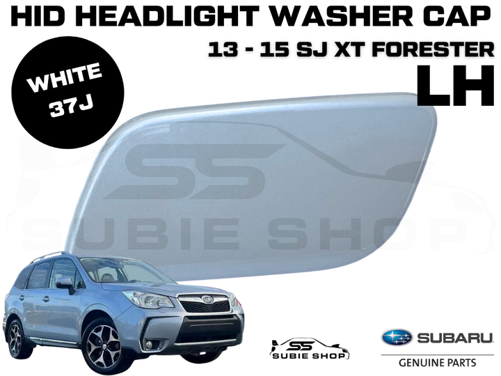 Genuine Subaru Forester SJXT 2013 - 2015 Headlight Washer Cap Cover White 37J LH