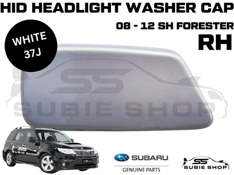 New Genuine Headlight White 37J Washer Cap Cover 2008 - 12 Subaru Forester SH RH