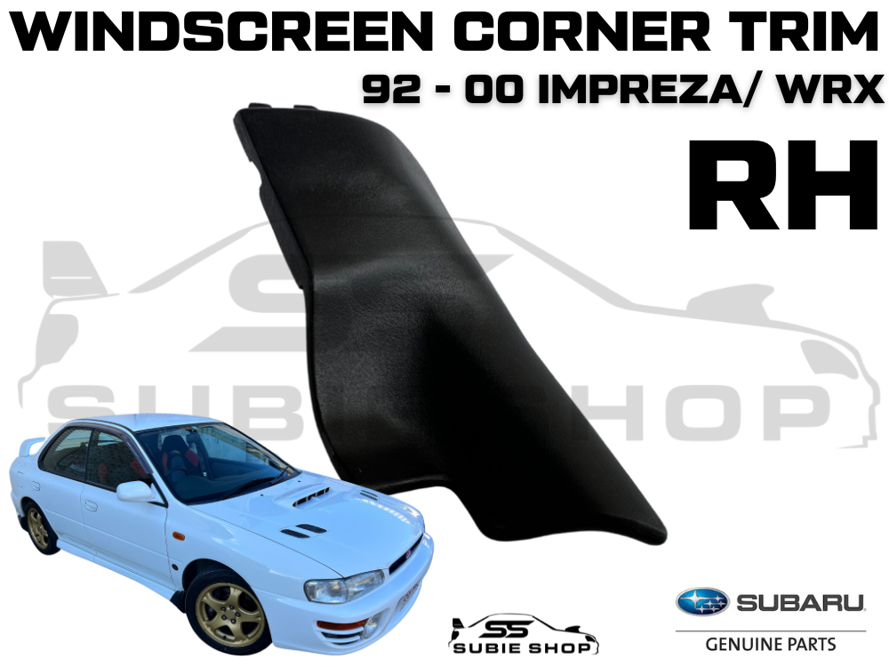 New Genuine Subaru Impreza WRX GC8 GF8 92-00 Windscreen Mould Trim Panel Right R