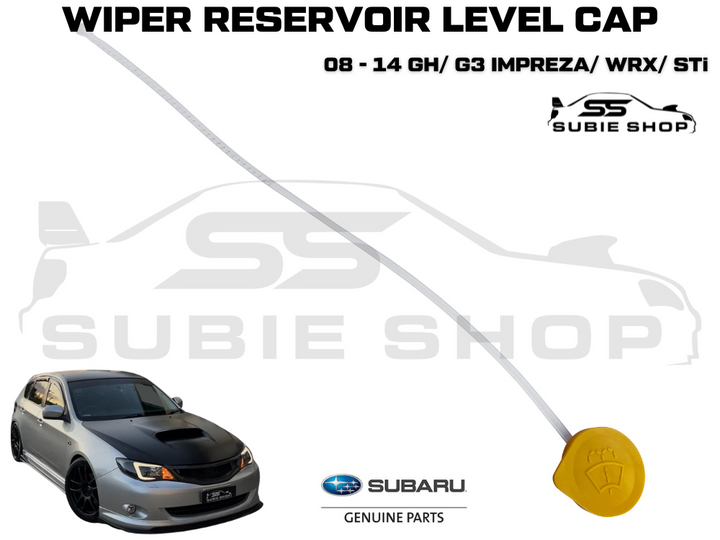 Genuine Subaru Impreza WRX G3 08 -14 Windscreen Washer Bottle Tank Cap Level Lid