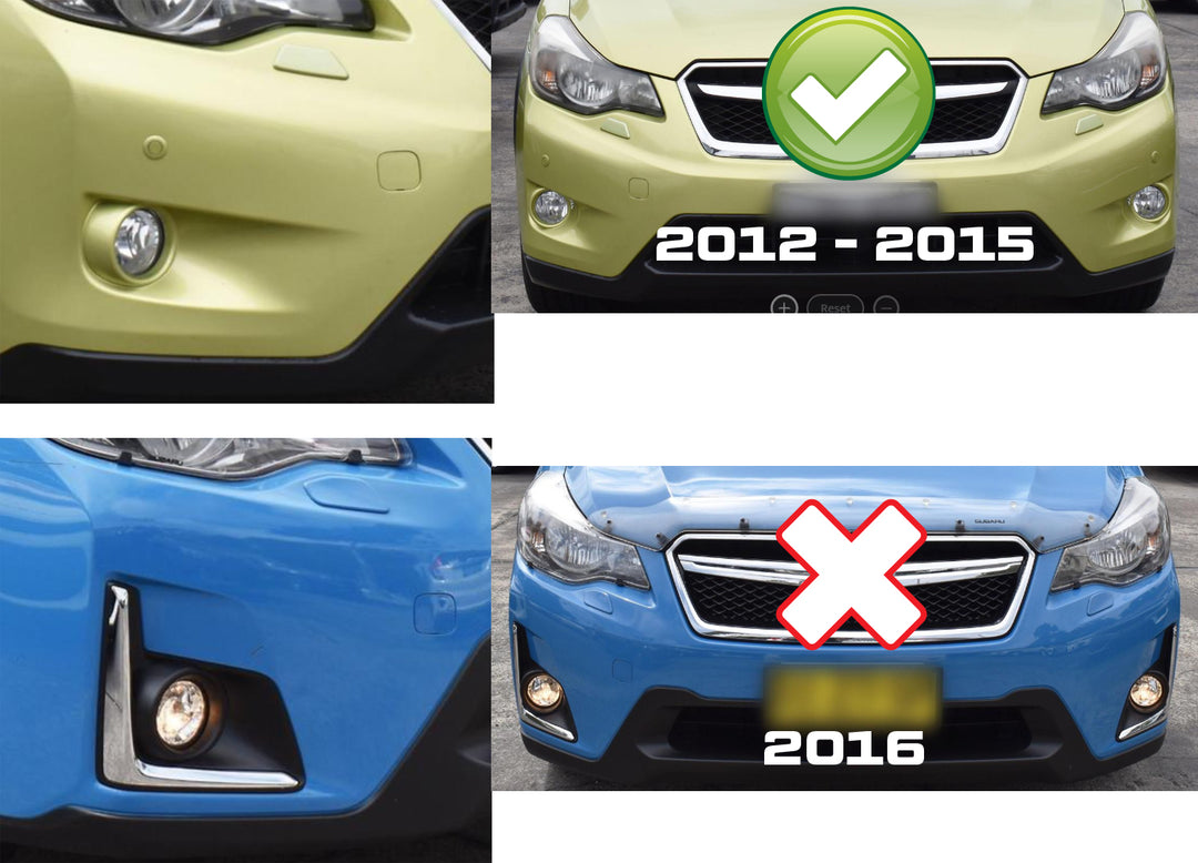 New GENUINE Subaru XV GP 11 - 15 Front Bumper Bar Tow Hook Cap Cover Unpainted