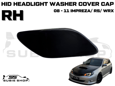 Front Bumper G3 Headlight Washer Cap Cover For 08 - 11 Subaru Impreza Narrow Body RS WRX RH