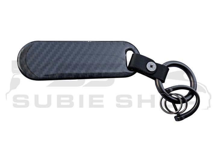 SUBIE SHOP Carbon Key Tag Chain For Subaru Impreza WRX STi Forester BRZ Liberty