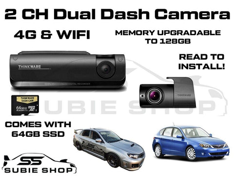 THINKWARE Full HD Dual Dash Cam Kit 4G & WIFI Connected - 64GB T700D64 Parking