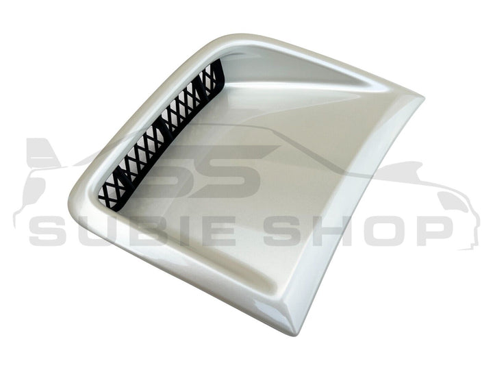 GENUINE Subaru Impreza 08-14 G3 WRX STi Front Bumper Side Vent Bezel White 37J