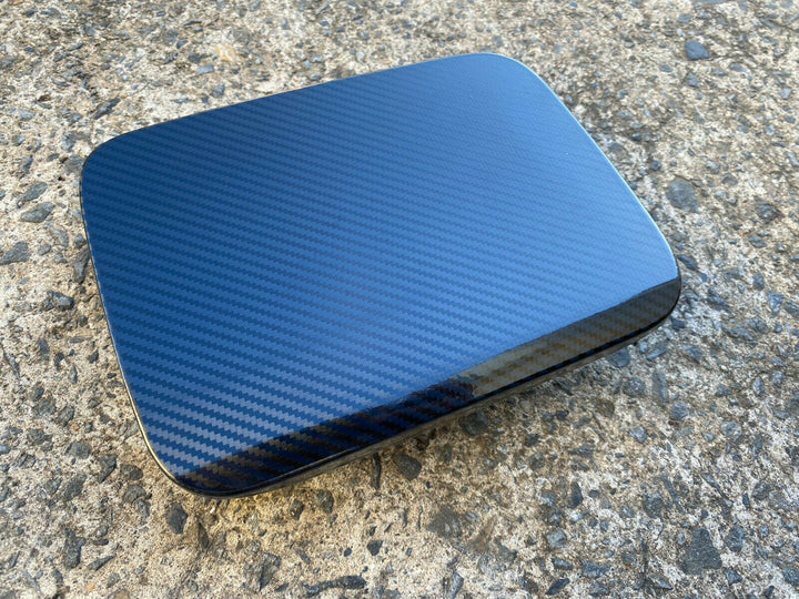 Subaru Liberty Outback 03 - 09 5D Carbon Fiber Vinyl Wrapped Petrol Flap Lid
