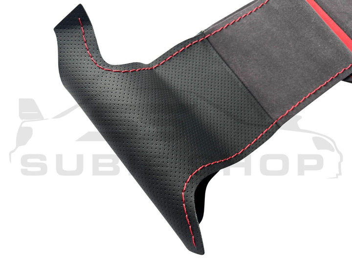 Leather Suede Hand Stitched Steering Wheel Kit For 21-23 Subaru BRZ Toyota GR86