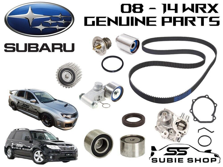 Genuine OEM Subaru WRX STI 2008 - 14 DOHC Timing Belt Water Pump Thermostat Kit