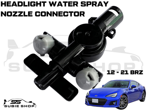 HID Headlight Washer Cap Water Jet Nozzle Piece For 12 - 21 Subaru BRZ Toyota 86