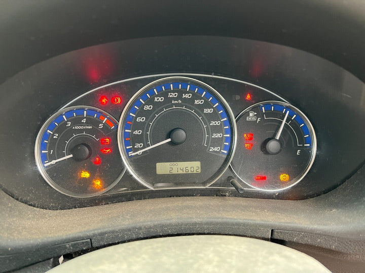 Subaru Forester Turbo Diesel SH 2008 - 10 Dash Instrument Cluster Manual Speedo