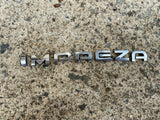 Subaru Impreza 08 - 14 GH RS G3 Rear Tailgate Chrome Badge Decal Letters Genuine