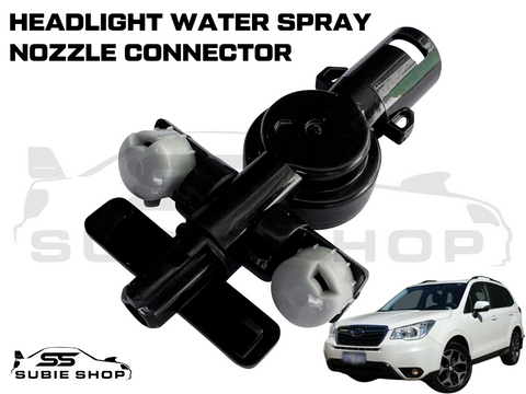 Headlight Washer Cap Water Jet Nozzle For 13 - 15 Subaru Forester SJ / XT HID