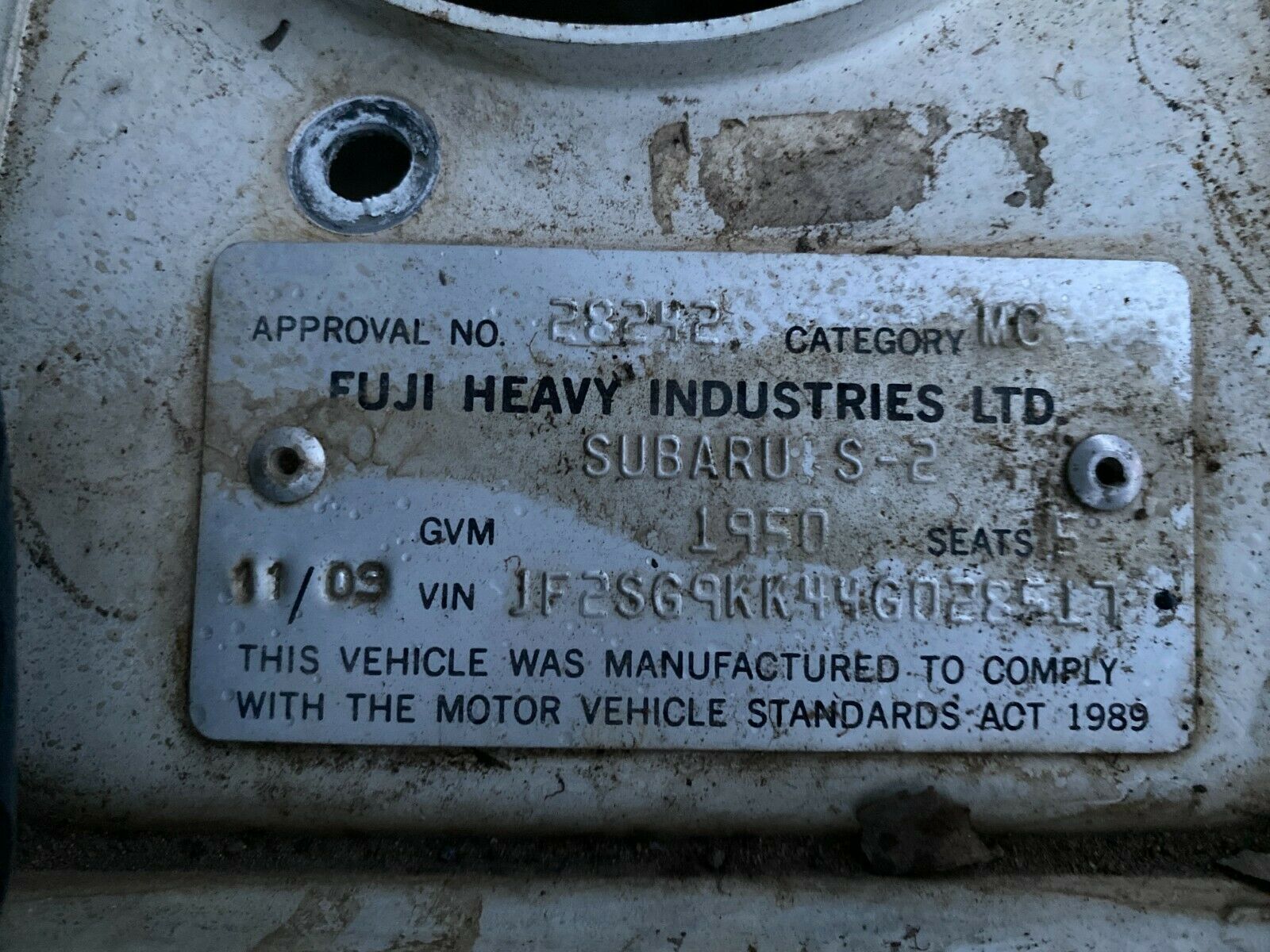 Subaru Forester 2002 - 05 SG Preface Front Left Passenger Side