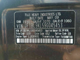 Subaru Liberty Outback Gen 4 06 - 09 Center Console Ash Tray Compartment Black