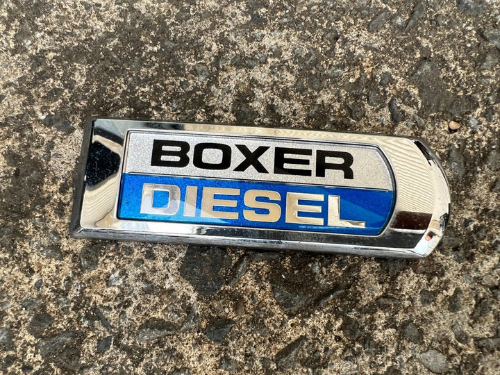 Subaru Forester Liberty Turbo Diesel 2016 Boxer Badge Logo Tailgate Decal Emblem
