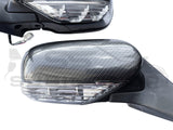 Subaru Liberty Outback 03-06 Carbon Fiber Wrapped Side Wing Mirror Mirrors Pair