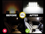 LED Interior Crisp White Light Bulb Lamp Kit For 98 - 02 SF Subaru Forester