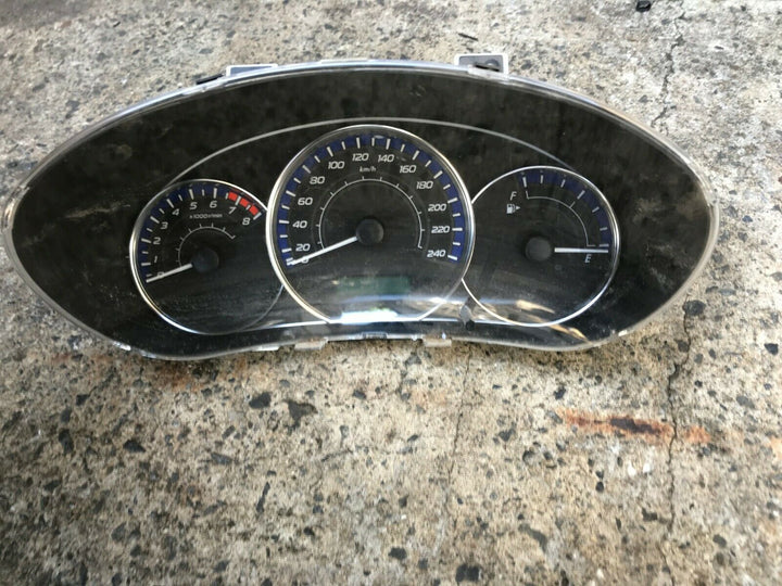Subaru Forester Wagon SH XT Turbo 08 - 12 Dash Instrument Cluster Manual Speedo