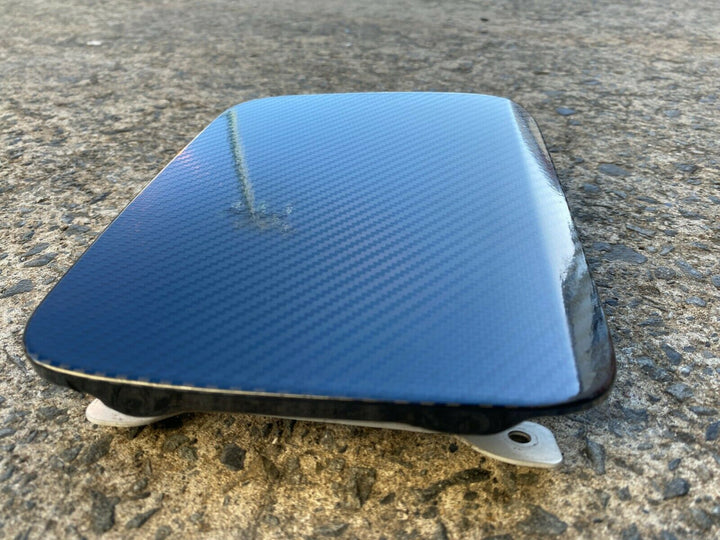Subaru Liberty Outback 03 - 09 5D Carbon Fiber Vinyl Wrapped Petrol Flap Lid