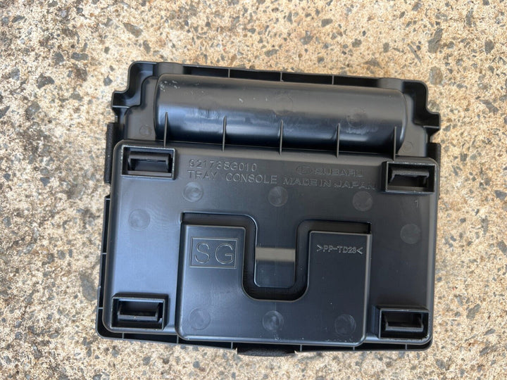 Subaru Forester SK 2018 - 21 Centre Console Arm Rest Trim Black Coin Tray Insert
