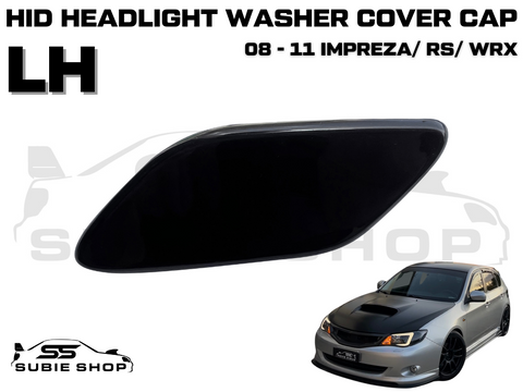 Front Bumper Headlight Washer Cap Cover For 08 - 11 Subaru Impreza Narrow Body RS G3 WRX LH