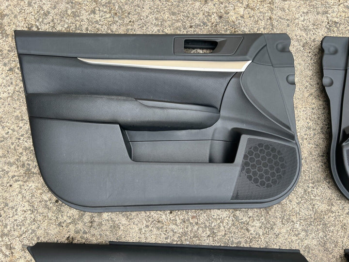 Subaru Liberty 09 - 14 Gen5 Leather Luxury Preset Type Door Trims Cards Set OEM