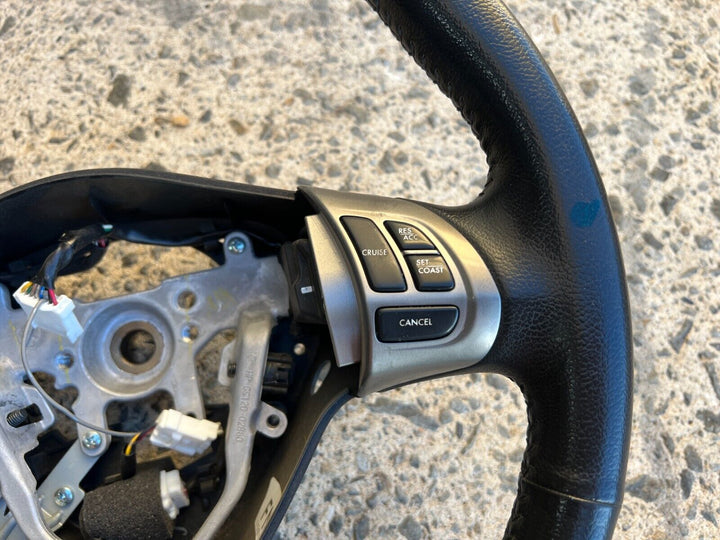 Subaru Forester 2008 -12 SH Black Leather Steering Wheel Cruise Control Buttons