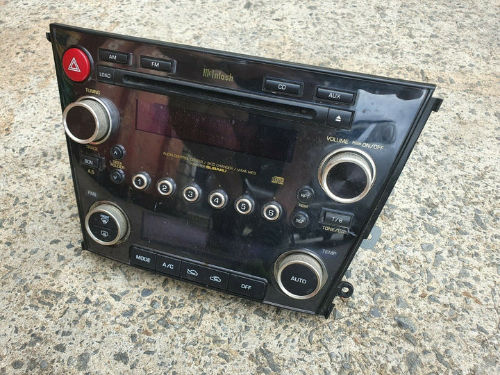Subaru Liberty GT Spec B Series 2 06 09 McIntosh Stereo Head Unit Fascia Climate