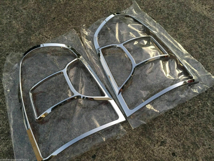Hyundai Trajet 2000 - 2004 Pair Rear Tail Light Chrome Surround Trim Brand New