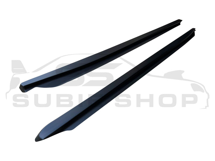 PP Injection CS Side Skirt Extensions Splitters For 12 - 20 Subaru BRZ Toyota 86