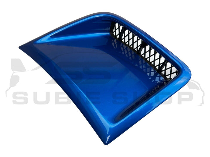 GENUINE Subaru Impreza 08 - 14 G3 WRX STi Front Bumper Side Vent Bezel Blue 02C
