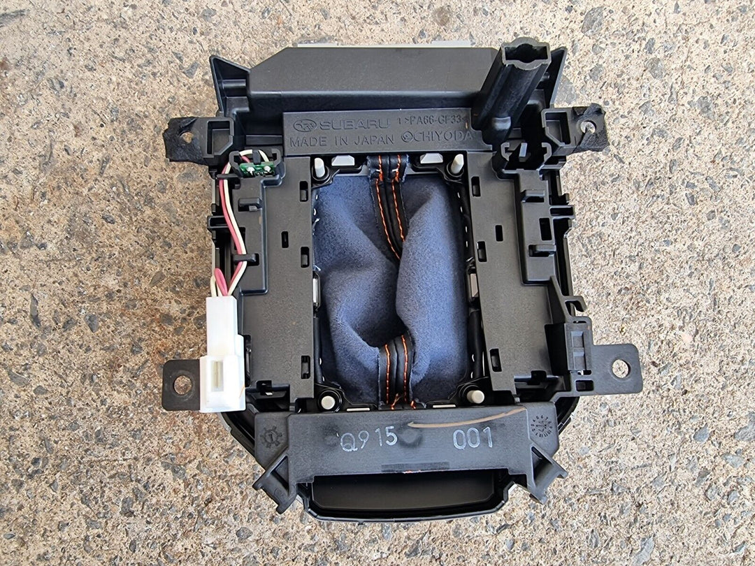 Subaru XV GT 2017 - 21 Auto Center Console Leather Boot Shifter Surround Trim