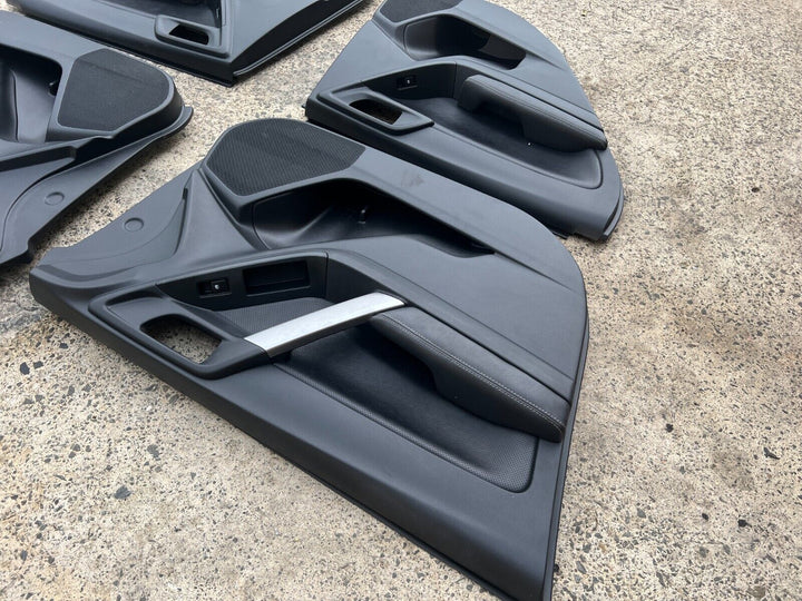 Subaru Forester SJ 2013 - 2018 Leather Door Card Panels Set Black Good Condition