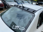 JDM PP Plastic Rear Roof Spoiler Vortex Generator For 08 - 14 Subaru RS WRX STi