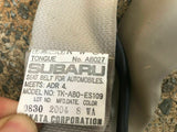 Subaru Liberty Outback GEN 4 4TH 03 09 Left Rear Center Seat Belt Buckles Cream