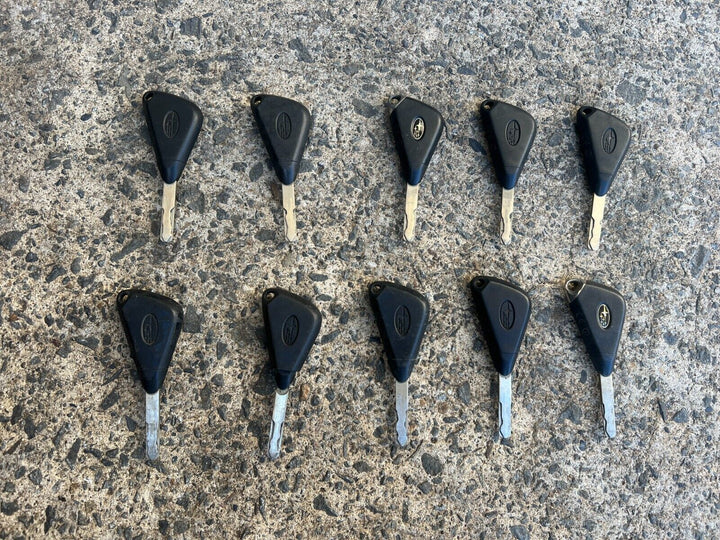 10x Genuine Subaru Impreza Liberty WRX 06-14 Factory Button Keys Fob Immobiliser