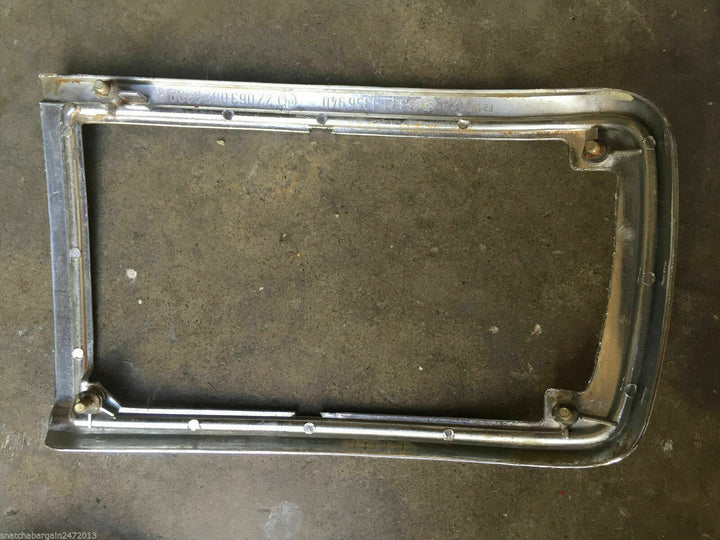 1 BMW E10 1966 - 1977 Genuine Rear Tail Lights Outer Trim Chrome Surround Light