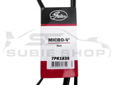 Gates Accessory Serpentine Belt For Subaru Outback BR & BS Turbo Diesel 09 - 19