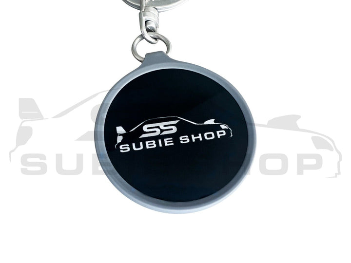 SUBIE SHOP Rubber Key Tag Chain For Subaru Impreza WRX STi Forester BRZ Liberty