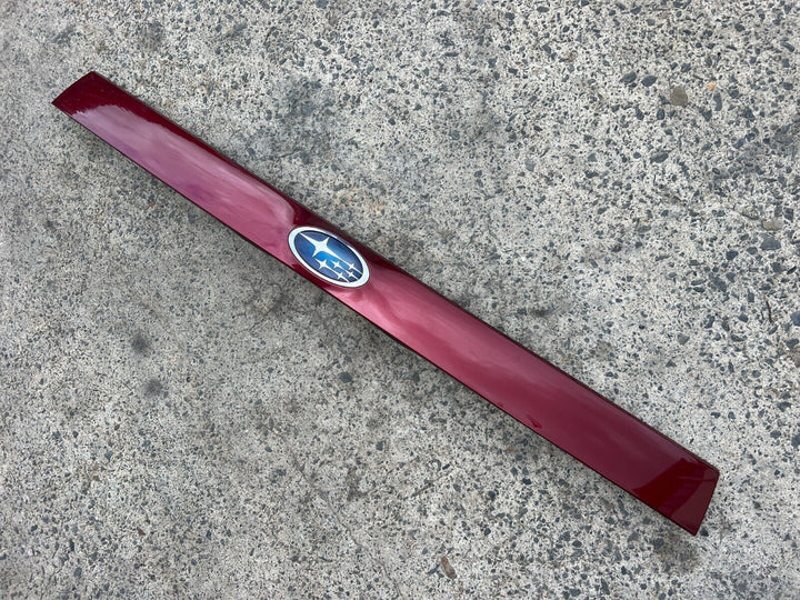 Subaru Forester SH 08 - 12 Rear Tailgate Hatch Garnish Trim Panel 69Z Red Maroon