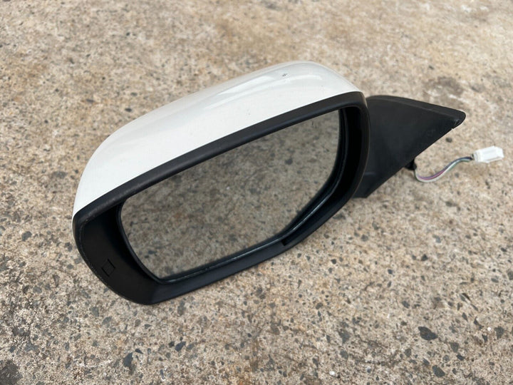 Subaru Liberty GEN 5 Outback 09 - 14 Passenger Wing Side Mirror Left White 37J L
