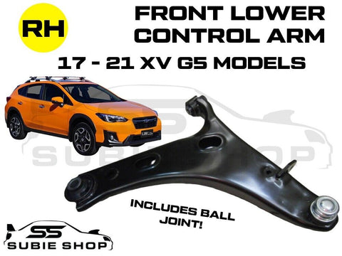 Right Driver Front Lower Control Arm Bush Ball Joint for Subaru XV G5 2017 - 21