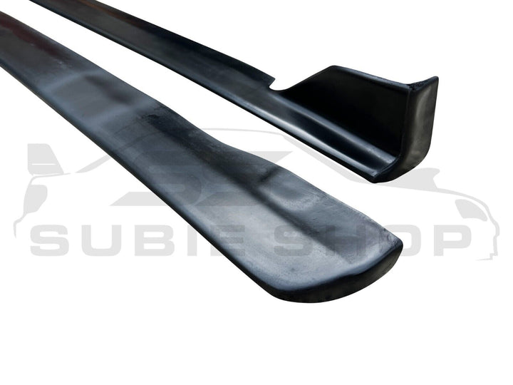JDM PP STi Side Skirt Extensions Splitters For 08 - 14 Subaru Impreza RS WRX STi