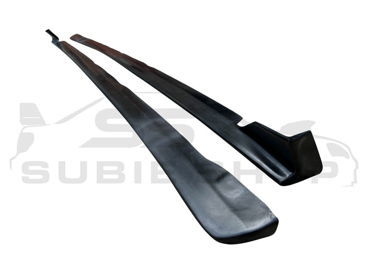JDM PP STi Side Skirt Extensions Splitters For 08 - 14 Subaru Impreza RS WRX STi