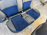 Subaru Forester 08-12 SH S Edition Blue Leather Interior Seats Front Rear Driver